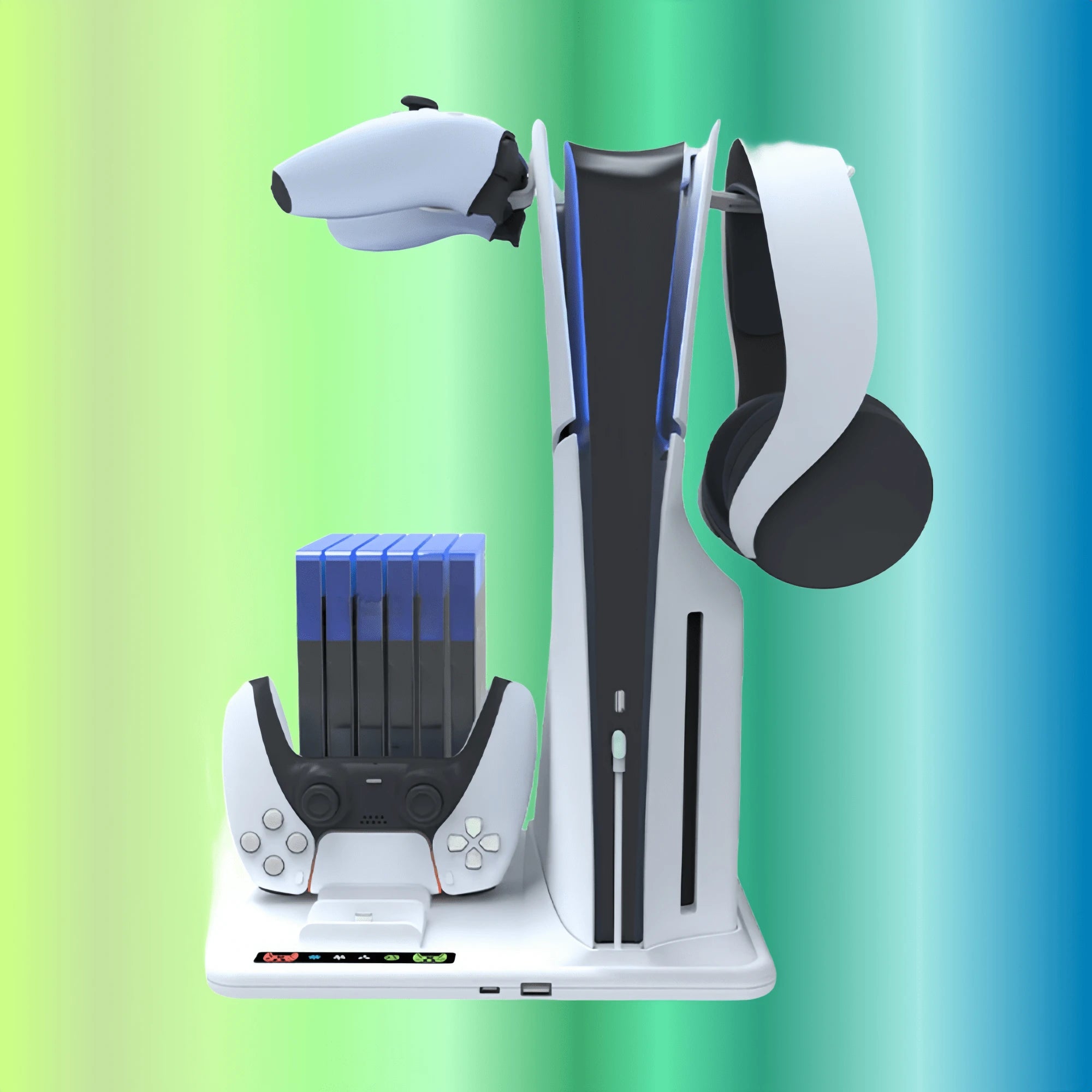 Estación de Enfriamiento para PlayStation 5 Slim con Cargador Dual