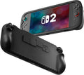 Protector Ergonómico para Nintendo Switch 2 - Grip Antideslizante con Soporte Cómodo