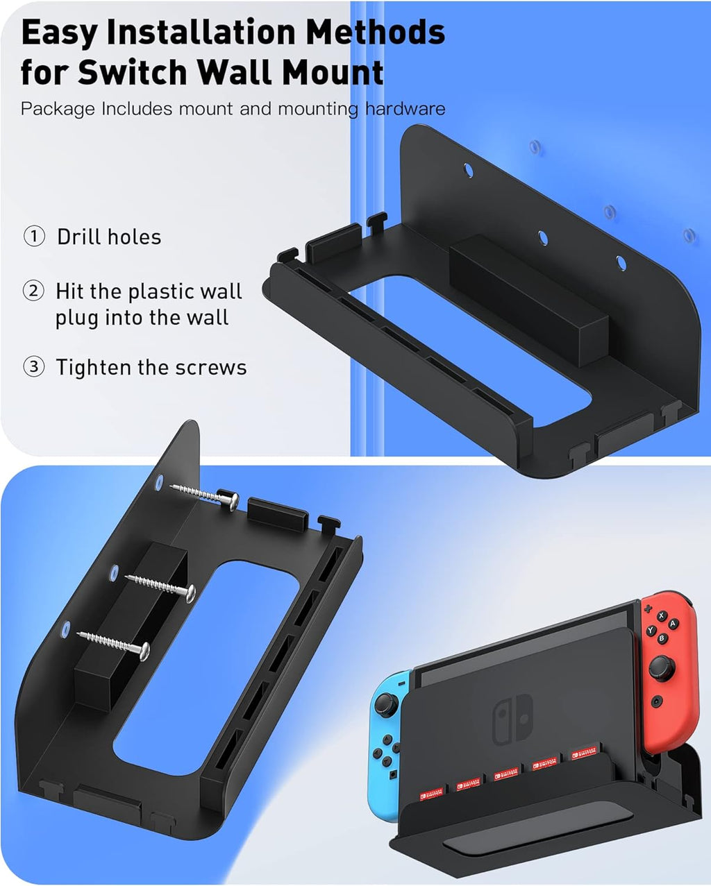 Soporte de Pared para Nintendo Switch