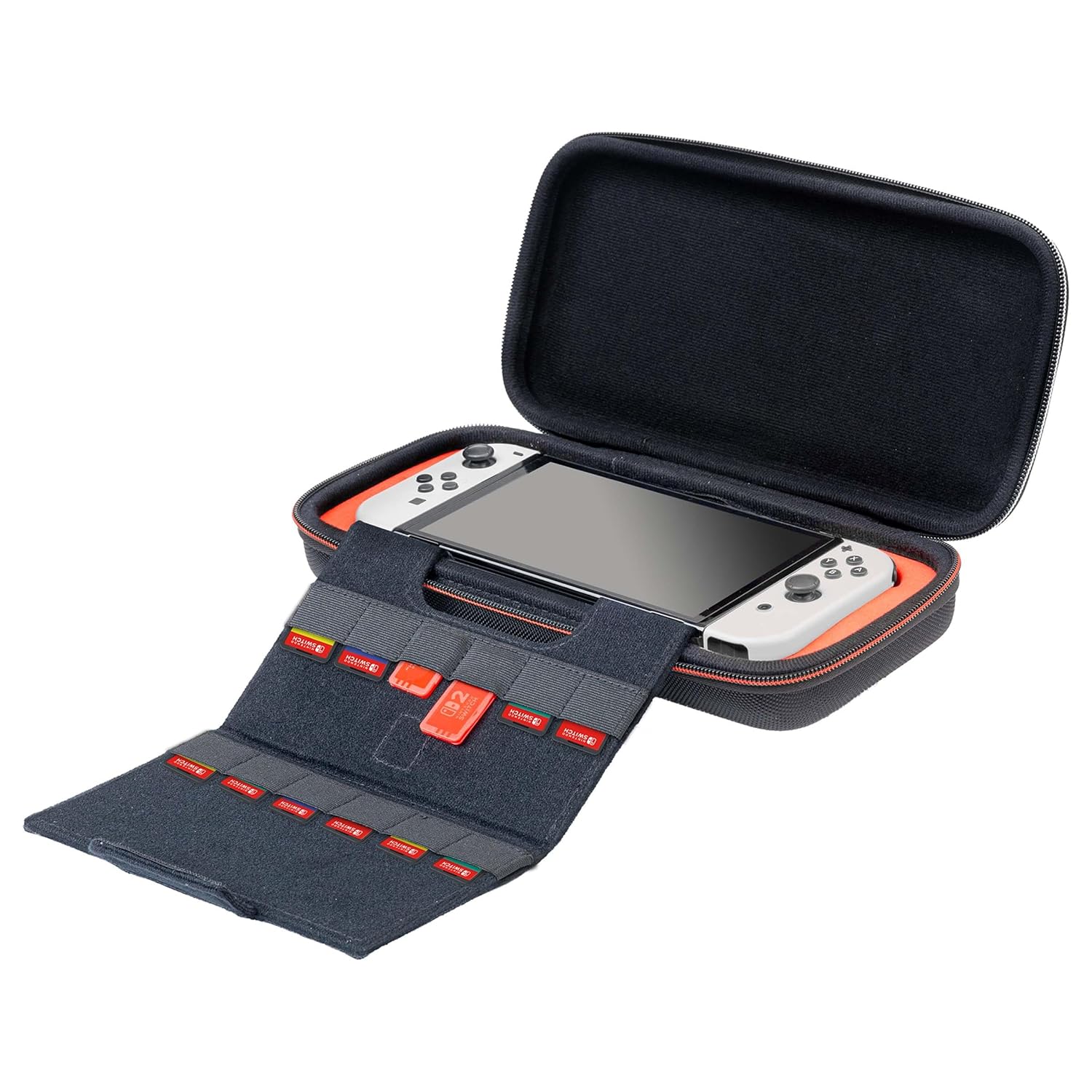 Estuche Universal para Nintendo Switch, Switch 2 y OLED - Funda Rígida de Viaje con Espacio para 12 Juegos